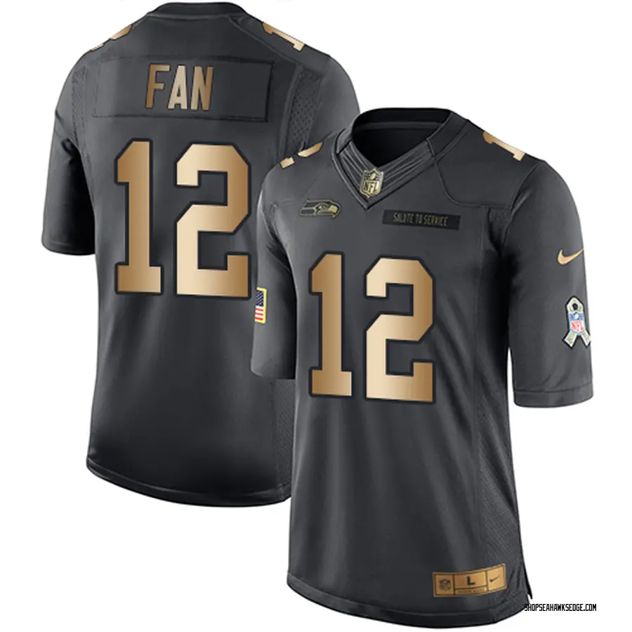 black seattle seahawks jersey