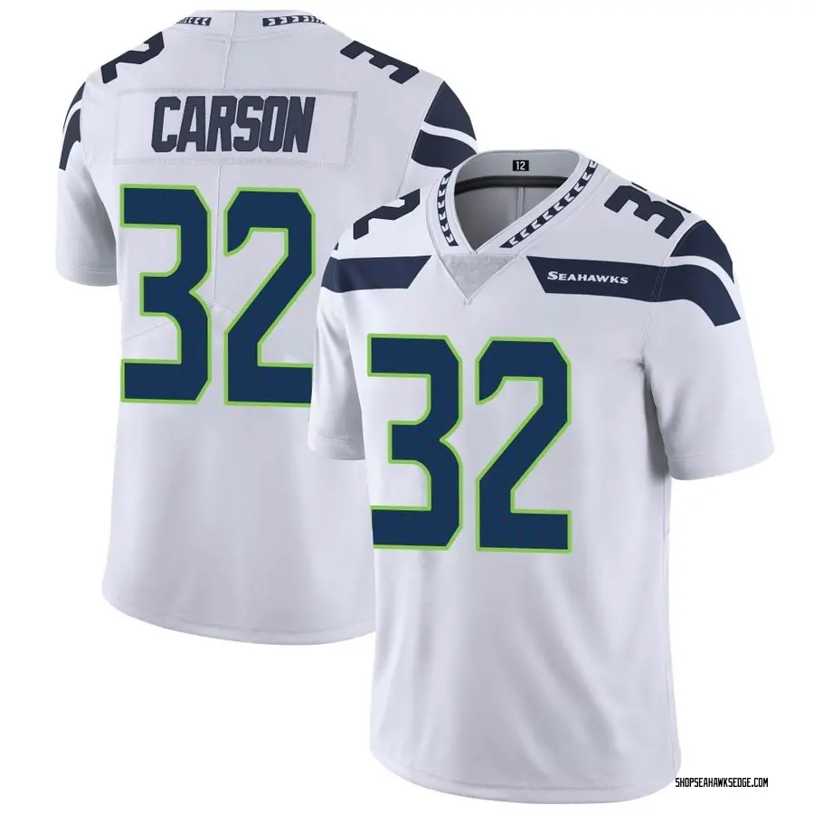 chris carson jersey white