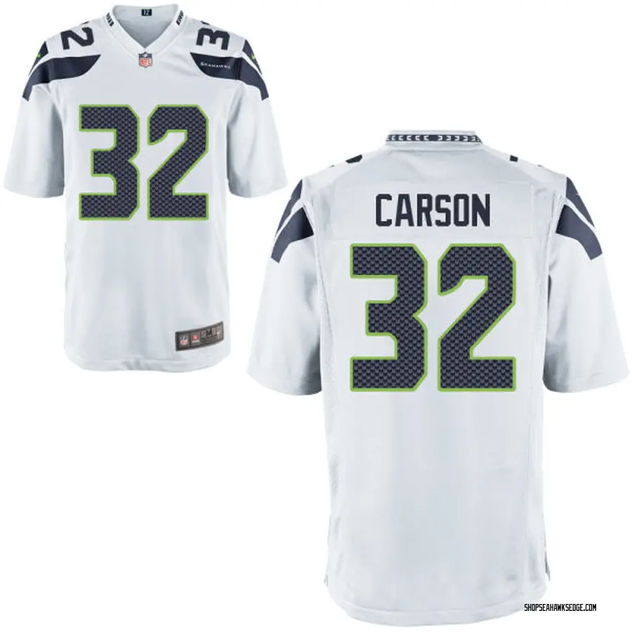 chris carson jersey number