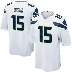 Nike John Ursua Seattle Seahawks Men's Game White Jersey