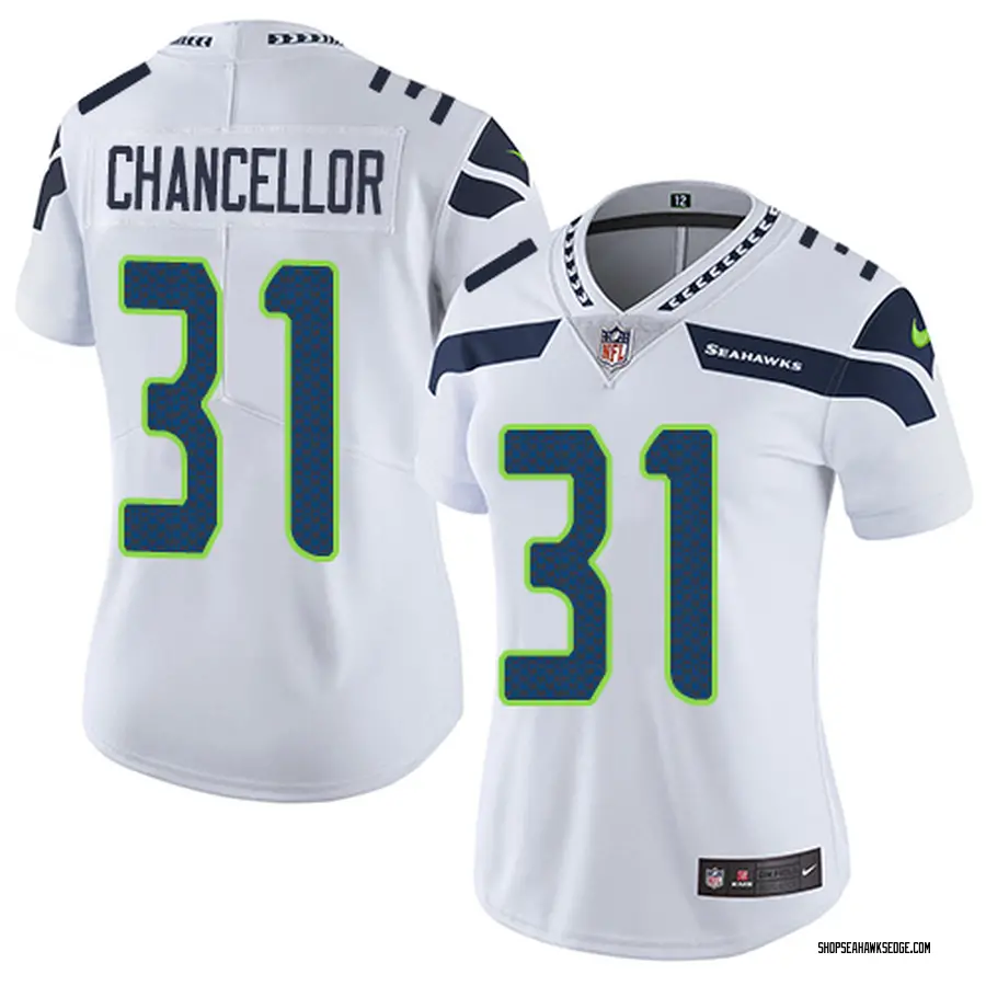 kam chancellor white jersey