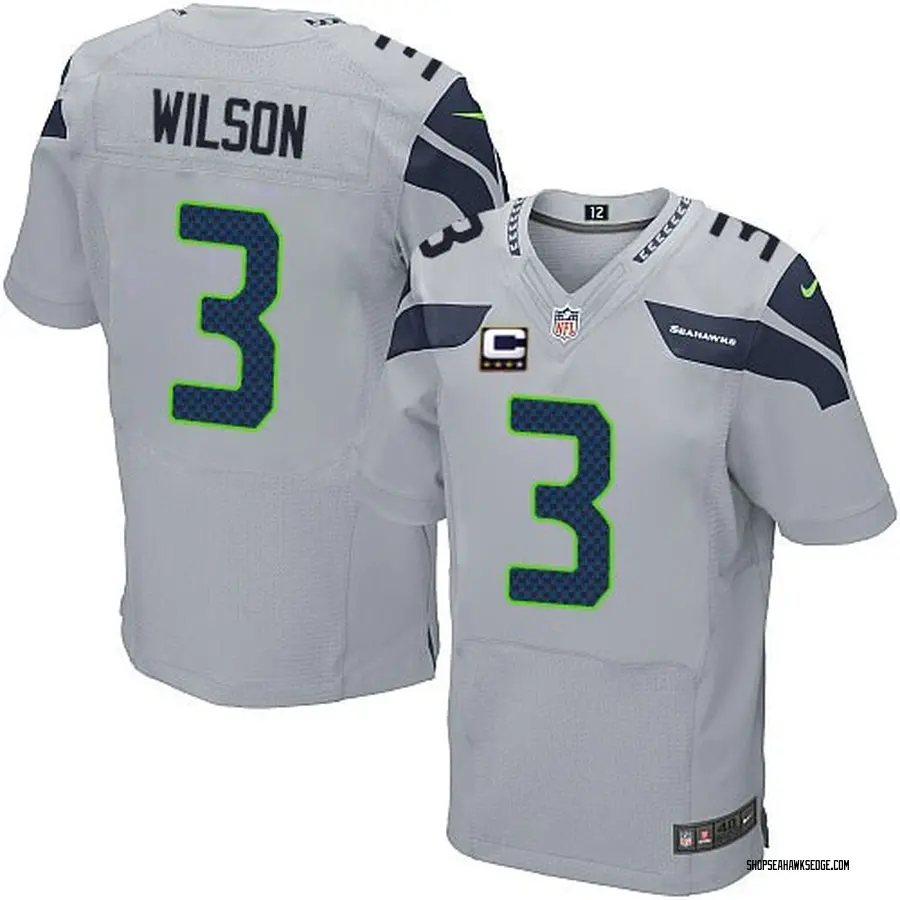 russell wilson grey jersey