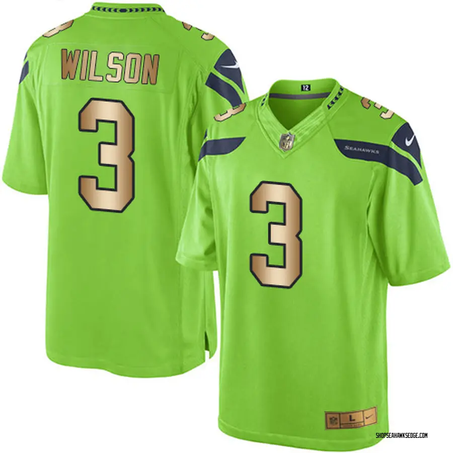 russell wilson green jersey