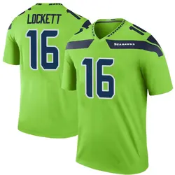 Nike Tyler Lockett Seattle Seahawks Youth Legend Green Color Rush Neon Jersey